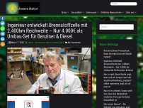 Bild zum Artikel: Ingenieur entwickelt Brennstoffzelle mit 2.400km Reichweite – Nur 4.000€ als Umbau-Set für Benziner & Diesel