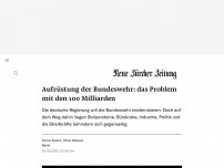 Bild zum Artikel: Aufrüstung der Bundeswehr: das Problem mit den 100 Milliarden