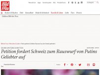 Bild zum Artikel: Petition fordert Schweiz zum Rauswurf von Putins Geliebter auf