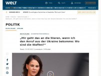 Bild zum Artikel: „Mir geht das an die Nieren, wenn ich den Anruf aus der Ukraine bekomme: Wo sind die Waffen?“