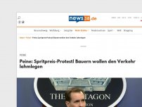 Bild zum Artikel: Peine: Spritpreis-Protest! Bauern wollen den Verkehr lahmlegen