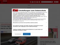 Bild zum Artikel: „Aufrechterhaltung des Betriebs gefährdet“ - Corona legt Verkehr lahm - Bundesregierung warnt vor Autobahn-Vollsperrungen