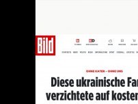 Bild zum Artikel: Ohne Kater – Ohne uns - Diese ukrainische Familie verzichtete auf kostenlosen Flug