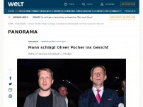 Bild zum Artikel: Mann schlägt Oliver Pocher ins Gesicht