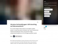 Bild zum Artikel: Ukraine-Verhandlungen: Gift-Anschlag auf Abramowitsch?