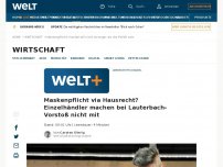 Bild zum Artikel: Maskenpflicht via Hausrecht? Einzelhändler machen bei Lauterbach-Vorstoß nicht mit