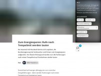 Bild zum Artikel: Zum Energiesparen: Rufe nach Tempolimit werden lauter