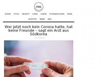 Bild zum Artikel: Wer jetzt noch kein Corona hatte, hat keine Freunde – sagt ein Arzt aus Südkorea