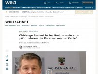 Bild zum Artikel: Öl-Mangel kommt in der Gastronomie an – „Wir nehmen die Pommes von der Karte“