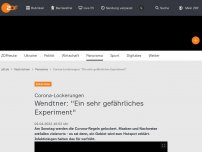 Bild zum Artikel: Wendtner: 'Ein sehr gefährliches Experiment'