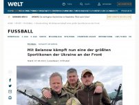 Bild zum Artikel: Mit Belanow kämpft nun eine der größten Sportikonen der Ukraine an der Front