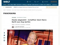 Bild zum Artikel: Maske abgesetzt? Schaffner lässt Mario Barth aus Zug werfen