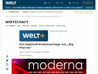 Bild zum Artikel: Die Impfstoff-Knebelverträge von „Big Pharma“