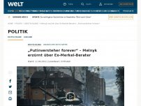 Bild zum Artikel: „Weg in dritten Weltkrieg“ – Ex-Merkel-Berater gegen Lieferung von schweren Waffen