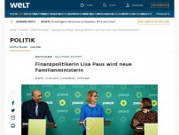 Bild zum Artikel: Finanzpolitikerin Lisa Paus soll neue Familienministerin werden