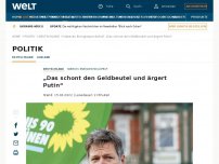 Bild zum Artikel: „Das schont den Geldbeutel und ärgert Putin“