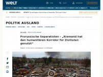 Bild zum Artikel: Russlands Großangriff auf die Ostukraine hat begonnen – Sie haben „alles eingeebnet“