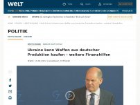 Bild zum Artikel: Ukraine kann Waffen aus deutscher Produktion kaufen – weitere Finanzhilfen