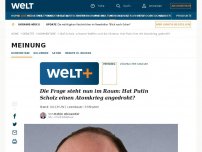 Bild zum Artikel: Die Frage steht nun im Raum: Hat Putin Scholz einen Atomkrieg angedroht?