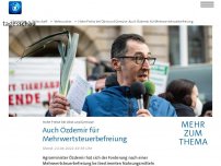 Bild zum Artikel: Özdemir unterstützt Mehrwertsteuerbefreiung für Obst und Gemüse