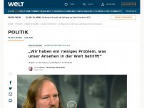 Bild zum Artikel: „Wir haben ein riesiges Problem, was unser Ansehen in der Welt betrifft“