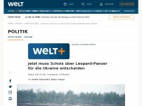 Bild zum Artikel: Jetzt muss Scholz über Leopard-Panzer für die Ukraine entscheiden