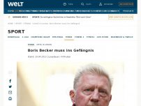 Bild zum Artikel: Boris Becker muss ins Gefängnis