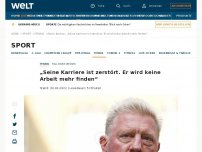 Bild zum Artikel: „Seine Karriere ist zerstört. Er wird keine Arbeit mehr finden“