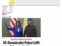 Bild zum Artikel: US-Demokratin Pelosi traf Selenskyj in Kiew