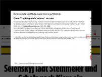 Bild zum Artikel: „Irritationen ausgeräumt“ - Steinmeier hat mit Selenskyj telefoniert