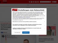 Bild zum Artikel: Behörden-Panne: Hackerin enttarnt drei geheime...