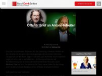 Bild zum Artikel: Offener Brief an Anton Hofreiter