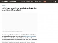 Bild zum Artikel: „Elli, bitte bleib!“: 28 intellektuelle Rinder schreiben offenen Brief