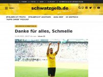 Bild zum Artikel: Danke für alles, Schmelle