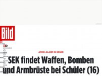 Bild zum Artikel: SEK-Einsatz am Morgen - Polizei verhindert Blutbad an Schule in Essen