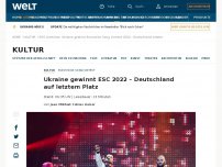 Bild zum Artikel: Deutscher Kandidat hofft auf Sieg der Ukraine – Buchmacher sehen ihn auf letztem Platz