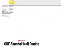 Bild zum Artikel: ORF-Skandal: Null Punkte für Ukraine