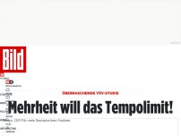 Bild zum Artikel: TÜV-Studie - Deutsche für Tempo 130