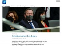 Bild zum Artikel: Bundestag: Altkanzler Schröder verliert Teil seiner Sonderrechte