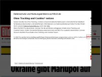 Bild zum Artikel: Nach wochenlanger Verteidigung - Ukraine gibt Mariupol auf