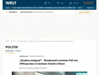 Bild zum Artikel: „Tendenz steigend“ – Gesundheitsministerium erwartet weitere Affenpocken-Fälle