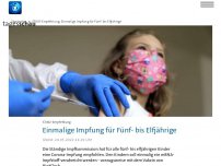 Bild zum Artikel: STIKO empfiehlt einmalige Corona-Impfung für Kinder von fünf bis elf Jahren