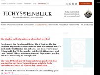 Bild zum Artikel: In Berlin funktioniert nichts – nur die Selbstbedienung