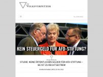 Bild zum Artikel: Studie: Keine öffentlichen Gelder für AfD-Stiftung – sie ist zu rechtsextrem