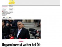 Bild zum Artikel: Ungarn bremst weiter bei Öl-Embargo gegen Russland