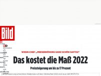 Bild zum Artikel: Saftige Preiserhöhung - Das kostet die Maß 2022