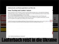 Bild zum Artikel: Treffen mit Amtskollegen - Lauterbach reist in die Ukraine