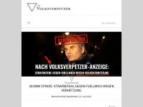 Bild zum Artikel: Nach Volksverpetzer-Anzeige: Strafbefehl gegen Fuellmich wegen Verhetzung