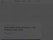 Bild zum Artikel: Stadt verbietet McDonald’s Drive-in – weil Anwohner zu dick werden