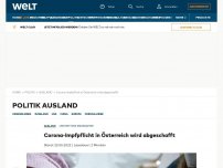 Bild zum Artikel: Corona-Impfpflicht in Österreich wird abgeschafft 